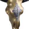 Buffelkop L - 80x80x10 - Goud/zwart - Metaal - Afbeelding 3