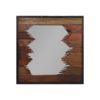 Wandspiegel - 80x80 cm - teak - Afbeelding 3