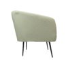 Fauteuil - 77x68x83 - Wit/zwart - Bouclé - Afbeelding 3