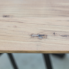 Eettafel Zurich rechthoekig - 200x100x76 - Naturel/zwart - Acaciahout/metaal - Afbeelding 3