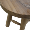 Kruk - ø40 cm - teak - Afbeelding 3