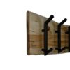 Kapstok Live Edge - 60x13x26 - Naturel - Acaciahout/metaal - Afbeelding 3