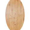 Ovaal tafelblad Zurich - 200x100x3,8 - Naturel - Acaciahout - Afbeelding 3