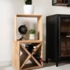 Kubus bijzettafel - gerecycled teak - Afbeelding 3