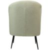 Fauteuil - 77x68x83 - Wit/zwart - Bouclé - Afbeelding 4