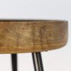Bijzettafel Ventura - ø40x42 cm - naturel - mangohout/ijzer - Afbeelding 4