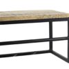 Kapstok - 80x25x25 - Naturel/zwart - Mangohout/metaal - Afbeelding 4