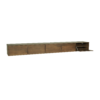 Zwevend tv meubel Vision Walnut | 280 cm - Afbeelding 4