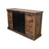 Sideboard Melbourne - 140x43x85 - Naturel/zwart - Rustiek mangohout/ijzer - Afbeelding 4