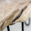 Sidetable - 120x50x70 - Naturel - Teak wortelhout/ijzer - Afbeelding 4