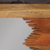 Wandspiegel - 80x80 cm - teak - Afbeelding 4