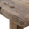 Decoratieve bank - 120x31x45 - Rustiek blank - Oud hout - Afbeelding 4