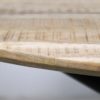 Tafelblad Bern ovaal -  180x100x3,5 - Naturel - Swiss edge - Mangohout - Afbeelding 4