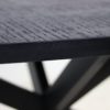 Ronde eettafel Melbourne - ø130x76 - Zwart - Mangohout/ijzer - Afbeelding 4
