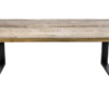 Rechthoekig tafelblad Portland - 220x100x5 - Naturel - Mangohout - Afbeelding 4