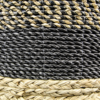 Mandenset Malibu - zwart/naturel - waterhyacint - set van 3 - Afbeelding 4