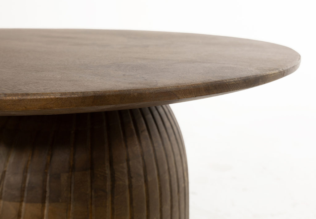 Karl salontafel Ø60, H38, Brown Walnut - Afbeelding 4