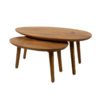 Hamburg salontafel ovaal 88, H37, Smooth Natural - Afbeelding 4