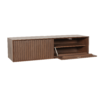 Zwevend tv meubel Madison Walnut  | 120 cm - Afbeelding 4