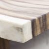 Rechthoekig tafelblad - 280x80-100x6 - Naturel - Munggur - Afbeelding 4