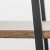Stellingkast met 4 planken - gemixt Javahout/ijzer - Afbeelding 4