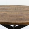 Ovale eettafel Melbourne - 180x100x76 - naturel - mangohout/ijzer - Afbeelding 4