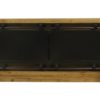 TV meubel Blackburn - 200x42x57 - Naturel/zwart - Reclaimed teak/metaal - Afbeelding 4