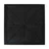 Plantenstandaard Verona - 35x35x90/30x30x75/25x25x60 - Zwart- Mangohout/ijzer - Afbeelding 4