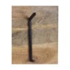 Kapstok - 90x11x30 - Naturel/zwart - Mangohout/metaal - Afbeelding 4