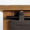HSM Collection-Dressoir Blackburn 2 Deur 6 La-180x50x85-Naturel/Zwart-Teak/Metaal - Afbeelding 5