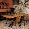 Tafelblad Zurich rechthoekig - 240x100x3,8 - Naturel - Swiss edge - Acaciahout - Afbeelding 5