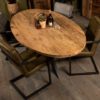 Tafelblad ovaal - 220x110 cm - blank - teak - Afbeelding 5