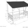 Deze Housebed-combinatie bestaat uit een housebed en een rollattenbodem - Afbeelding 5