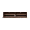 Zwevend tv meubel Madison Walnut  | 120 cm - Afbeelding 5