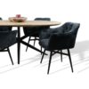 Tafelblad Bern ovaal -  180x100x3,5 - Naturel - Swiss edge - Mangohout - Afbeelding 5