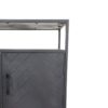 Dressoir Verona - 140x40x85 - Zwart - Mangohout/Metaal - Afbeelding 5