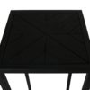 Plantenstandaard Verona - 35x35x90/30x30x75/25x25x60 - Zwart- Mangohout/ijzer - Afbeelding 5