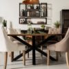 Ovaal tafelblad Oakland - 220x110x3,5 - Naturel - Mangohout - Afbeelding 5