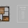 Wandrek Levels - 50x20x75 -  mangohout/ijzer - Afbeelding 6