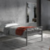 Bed 'Sandro' 90x200 met lattenbodem Grijs  (2c)