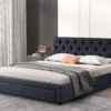 PROMO - Bed 'Siena' 160x200 met lattenbodem Grijs (2c)