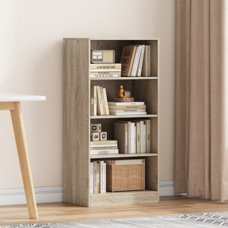 Boekenkast 'Space' 3 legplanken Sonoma (1c)