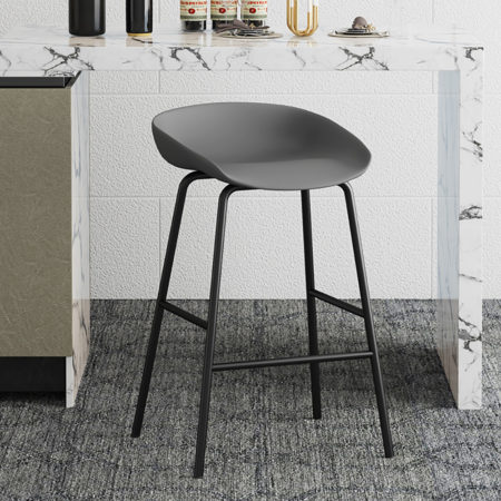 Barstoel 'Anna' PP Grijs (4 per doos)