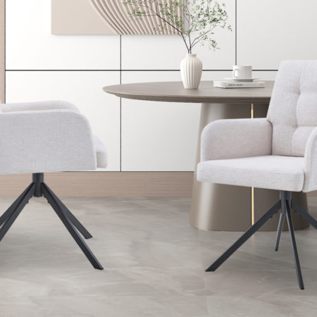 Stoel 'Granada' Draaibaar Ecru (2 per doos)