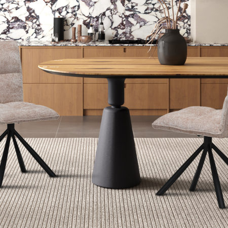 Stoel 'Jack' Draaibaar Stof Zand (2 per doos)