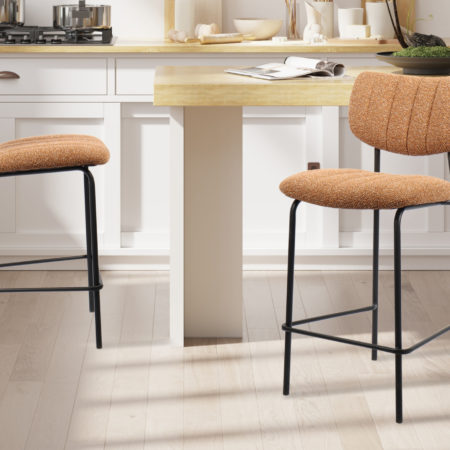 Barstoel 'Antura' Stof Oranje (2 per doos)