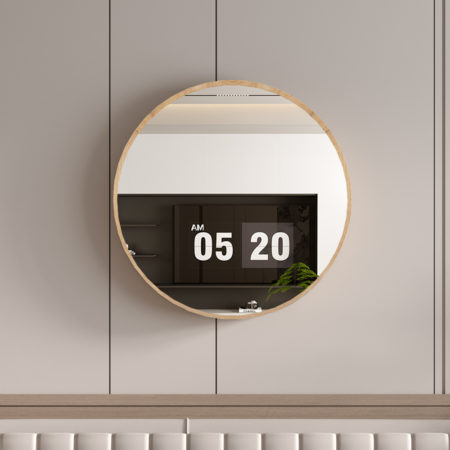 Spiegel 'Roxy' 80x80 Oude eik (1c)