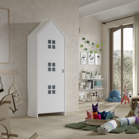 CASAMI BRUGES kast met satin white deur.