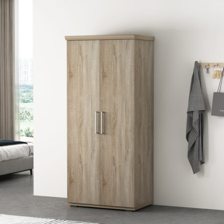 Kledingkast 'Mike' 2 deuren Sonoma (2c)