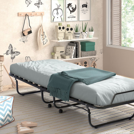 Opvouwbaar bed 'Bruxelles' 90x200 cm metaal (1c)